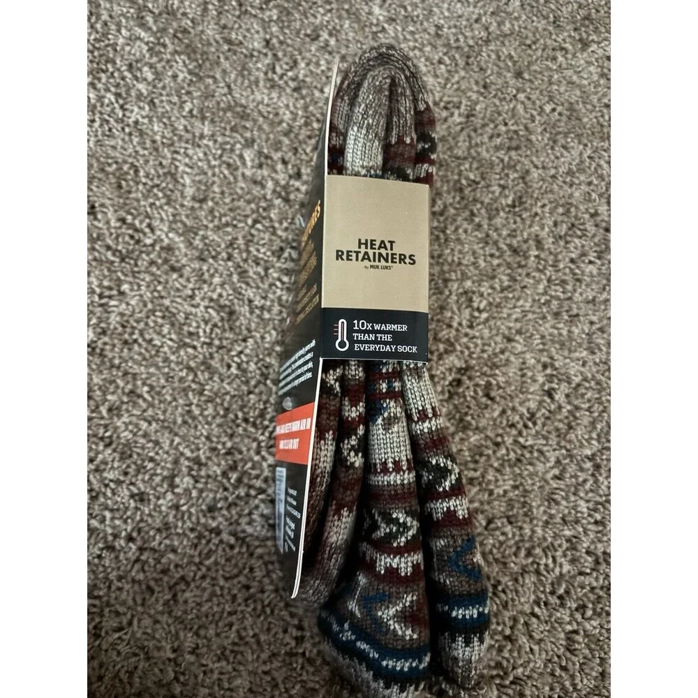Muk Luk Socks Men’s Thermal Heat Size 10-13 3.0 Thermal Grade New
